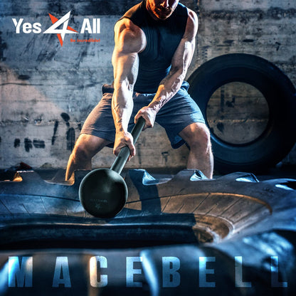 Steel Mace Bell for Comprehensive Strength Training - Ideal for Full Body Workouts, Muscle Development, Shoulder, Grip, and Forearm Rehabilitation, Available in 5 to 30 lbs for Both Men and Women